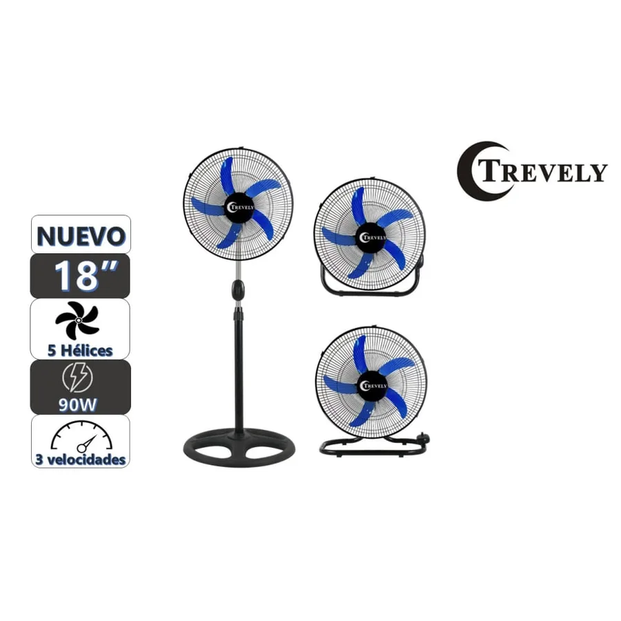 VENTILADOR AZUL 1 HP S/M