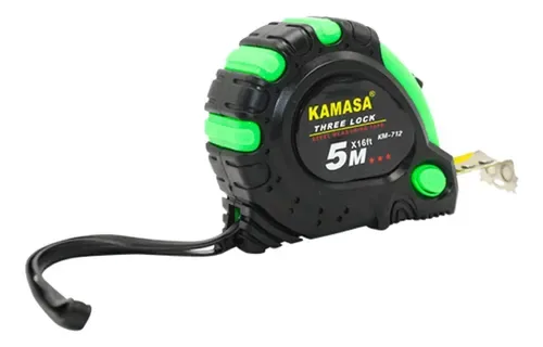 WINCHA PLASTICA COLOR 5 MTS X 19MM KAMASA