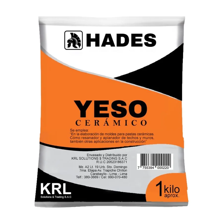 YESO CERAMICO X 1 KG HERRAMIENTAS